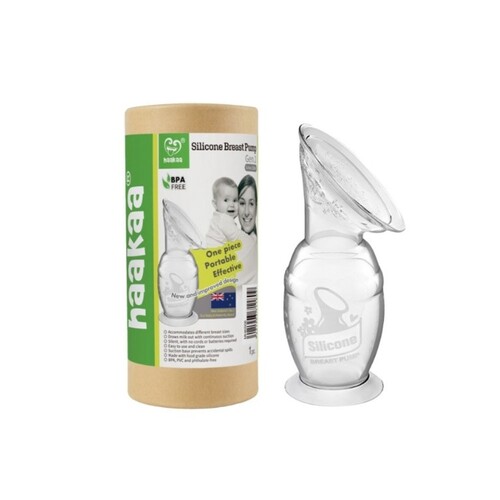 Generation 2 Silicone Breast Pump with Suction Base (100ml)